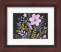 Framed Sweet Folk Florals I