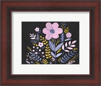 Framed Sweet Folk Florals II