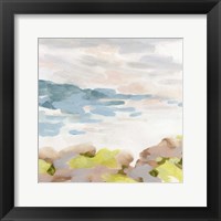 Framed Pastel Shoreline I