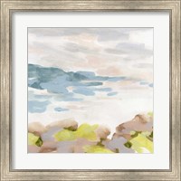 Framed Pastel Shoreline I