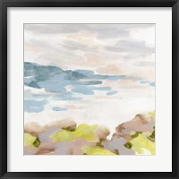 Pastel Shoreline I Framed Print