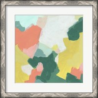 Framed Melon Mosaic I