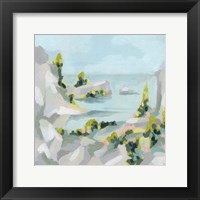 Pastel Cove I Framed Print
