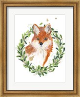 Framed Woodland Holiday Fox