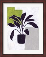 Framed Green Plantling III