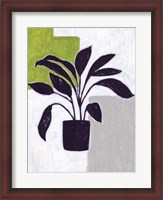 Framed Green Plantling III