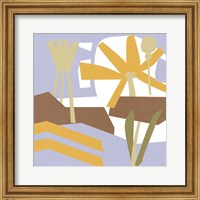 Framed Lavenderland Pinwheel I