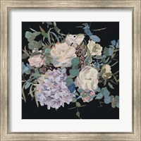 Framed Violet Bouquet II