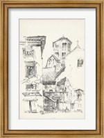 Framed Vintage Italian Village II