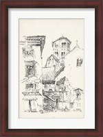 Framed Vintage Italian Village II