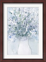 Framed Powder Blue Arrangement in Vase I