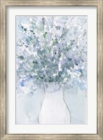 Framed Powder Blue Arrangement in Vase I