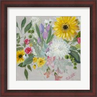 Framed Floral Burst II
