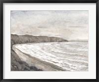 Coastal Shoreline I Framed Print