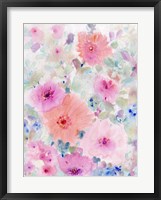 Bright Floral Design II Framed Print