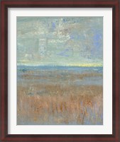 Framed 'Evening Marsh I' border=