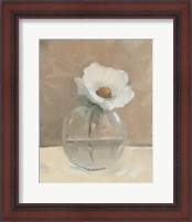 Framed 'Glass Globe Still Life I' border=