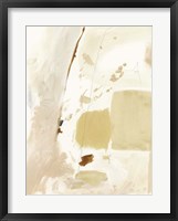 Markings in Beige I Framed Print