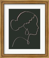 Framed Minimal Cameo I