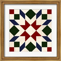 Framed Christmas Barn Quilt II