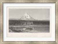 Framed Mount Hood from the Columbia