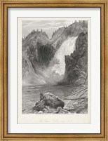 Framed Upper Yellowstone Falls