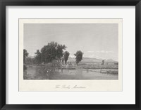 Framed Rocky Mountains