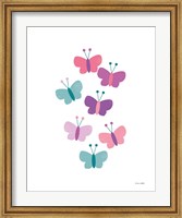 Framed Butterfly Friends Girly