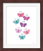 Framed Butterfly Friends Girly