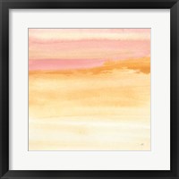 Framed 'Turmeric and Sand II' border=