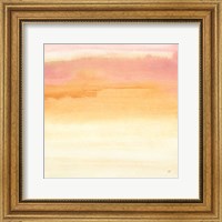 Framed Turmeric and Sand I
