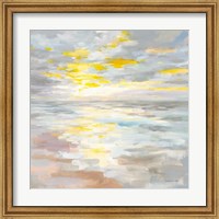 Framed Sunup on the Sea