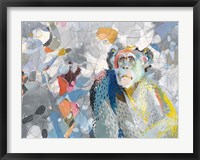 Framed Abstract Chimpanzee