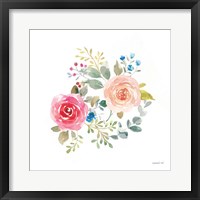 Lush Roses V Framed Print