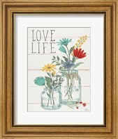 Framed Blooming Thoughts X Wall Hanging