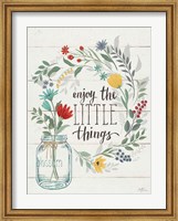 Framed Blooming Thoughts II Wall Hanging