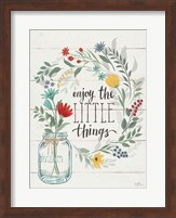 Framed Blooming Thoughts II Wall Hanging