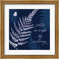 Framed 'Dark True Blue III' border=