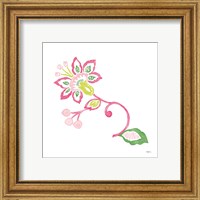 Framed 'Everyday Chinoiserie Flower II' border=