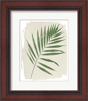 Framed Nature By the Lake Frond II Cream