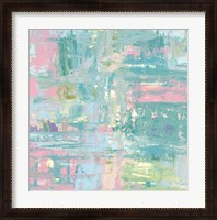 Framed Islands Abstract II Pastel