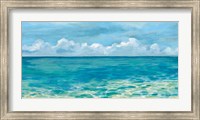 Framed Caribbean Sea Reflections