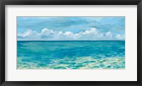 Framed Caribbean Sea Reflections