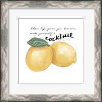 Framed Citrus Limon Sentiment III