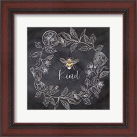 Framed Bee Sentiment Wreath Black II-Kind