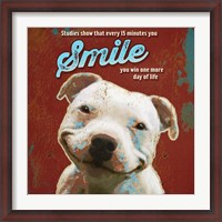 Framed Pet Sentiment I-Smile
