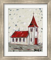 Framed 'Here is the Church' border=