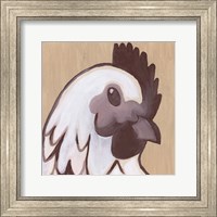 Framed Paint Hen