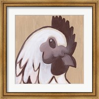 Framed Paint Hen