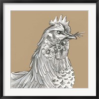 Framed Rooster